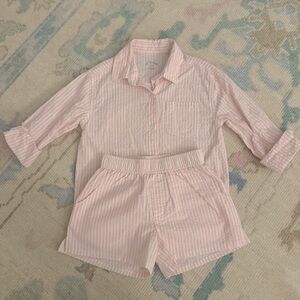 Pink Striped girls set